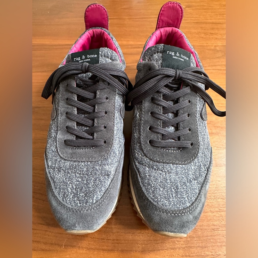 rag & bone Gray and Brown Sneakers - Picture 4 of 9
